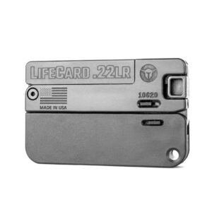 TRAILBLAZER FIREARMS .22LR 2.5in 1rd All-Aluminum LifeCard Pistol (LC1) lifecard trailblazer
