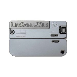 Trailblazer LifeCard 22 Long Rifle 2.5in Black Aluminum Break Action Pistol - 1 Round folding 22 pistol